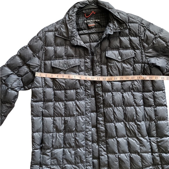 Hawke& CO sport men’s black puffer  coat sz L - Picture 4 of 6